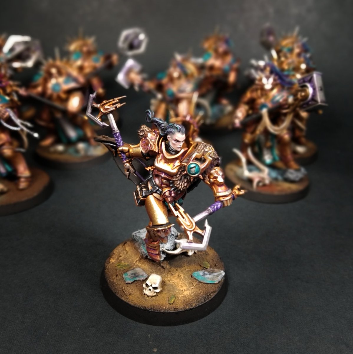 Troll_Workshop's tweet photo. Acabada #Neave Blacktalon, y 10 Paladines #Retributors
----
Finished #Neave Blacktalon and 10 #Retributor Paladins
#ageofsigmar #aos #paintingwarhammer #warhammer #warhammer40k #wh40k #stormcast https://t.co/g4FbEaZt3r