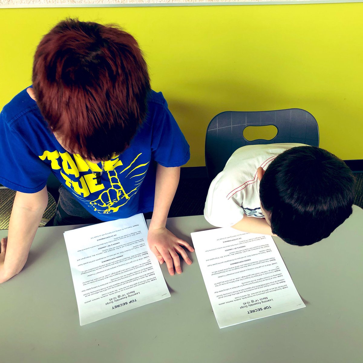 mrsattwater's tweet photo. Hey! We’re Lucas and Robert! You’re invited to attend our next Primary Learning Assembly this Thursday at 10:45! @ArcolaDragons https://t.co/9ayQTHUgGE