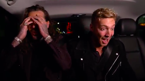 E4Tweets's tweet photo. When youโre in the back of an Uber dead sober and your mateโs trollied: @p_wicks01 @SamThompsonUK #CelebsDoGating https://t.co/bRZqSxd9v3