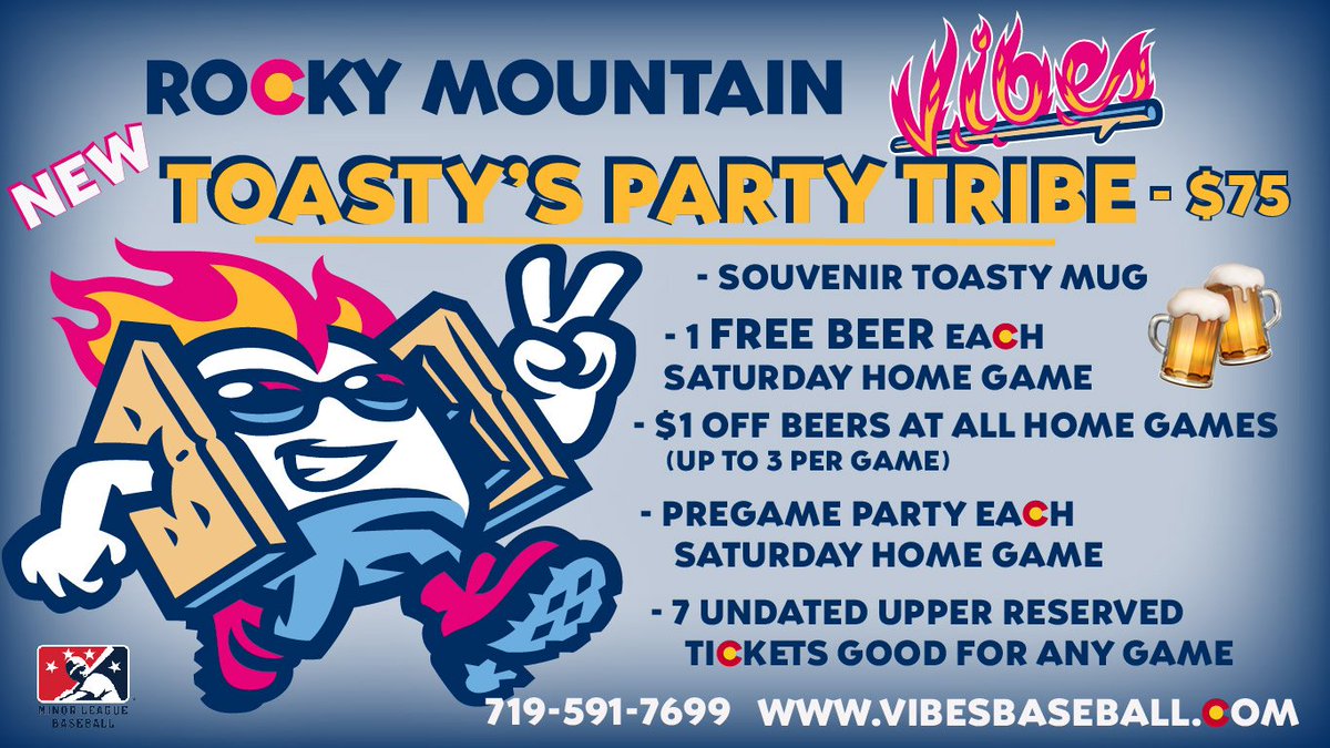 VibesBaseball's tweet photo. For the March portion of our #MyRMVibes contest, we'll be giving away a prize EVERY WEEK! For Week 2 we'll be giving away 1 Toasty's Party Tribe membership (details ⬇️) paired with a gray panel "CS" hat, a $110 value! To enter, simply retweet and tag a friend in the comments! ✌️ https://t.co/Pz0nxpcJjh