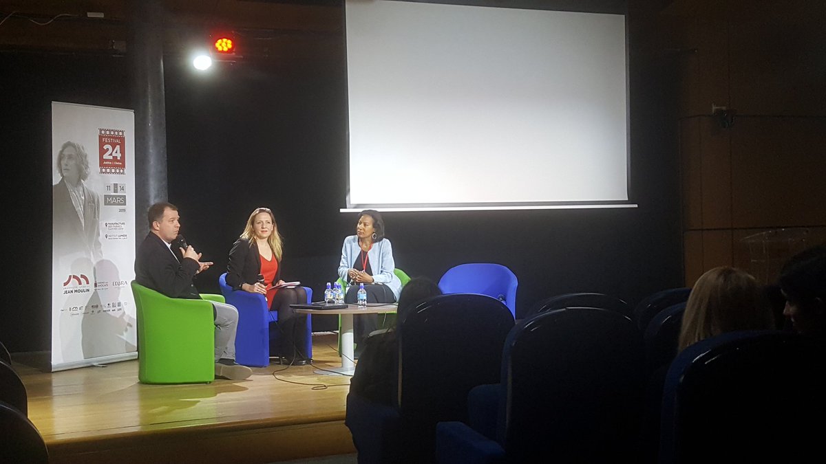 Droit_Lyon3's tweet photo. Festival 24 : table ronde avec Mathilde Philip-Gay et Lia Epperson après la projection du film "Le procès du siècle" https://t.co/ZZNJ6uVhnv