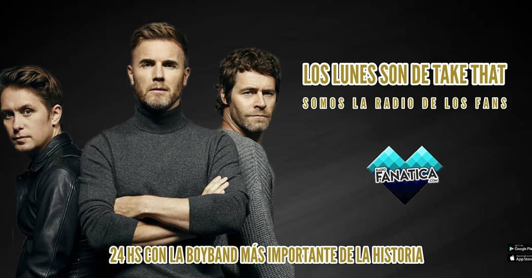 CarlitosWayFire's tweet photo. Me acompañan esta #Noche y #Madrugada ?
Estamos con #TakeThat #TT30 únicos y con el gran genio #RobbieWilliams
@robbiewilliams
@takethat
@GaryBarlow
@HowardDonald
@OfficialMarkO
@poppapete299
https://t.co/y4or710SQT & 107.6 FM #Madrid
#HighLevelRadio https://t.co/SrWTPNR4Gz