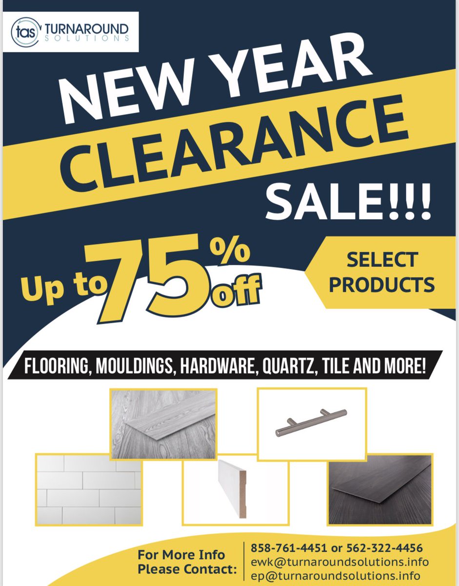 TURNTAS's tweet photo. 🚨SALE SALE SALE!!🚨
•
Don’t miss out on our great supplies!
•
It’s still a new year, let the savings continue
•
#stillnewyear #hardwaresales #contactusnow #newyearclearance #sale #dreamhome #housetohome #homedecor #renovations #interior4inspo #modernhome #turnaroundsolutions https://t.co/bPygmIihit
