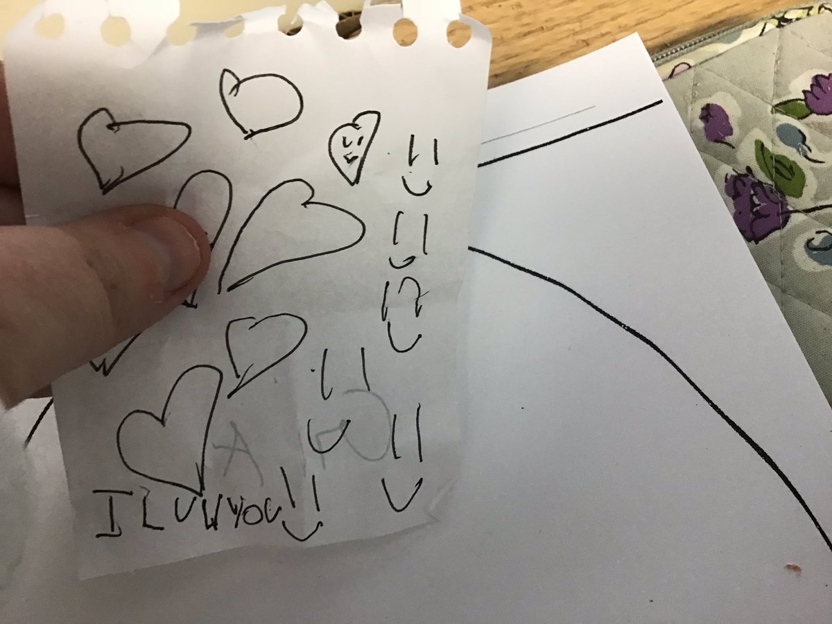 sgomberg15's tweet photo. When your kiddos leave you nice pick me ups on your desk as a surprise! 😍#inspire96 https://t.co/L0WK5jrTTn