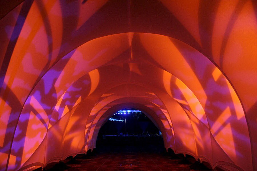 One of our fav Event Entryways are TUNNELS!  Fabric Tunnels with lighting, projection and some even MAP on these surfaces! 

#lighting #eventprofs #eventdesign #eventdecor  #entryway #entrance #evententrance #surface #tunnels #projection