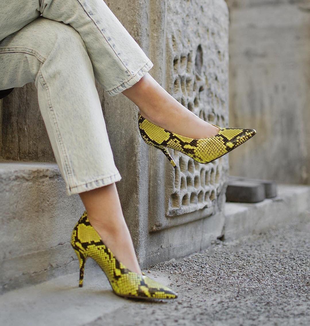 neon yellow heels aldo