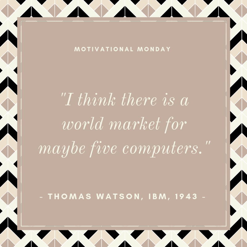 BCCChicago's tweet photo. Who ever would have thought that technology could come this far? Dream big this #MotivationalMonday. #Technology #Computers https://t.co/voxZJL8GqS