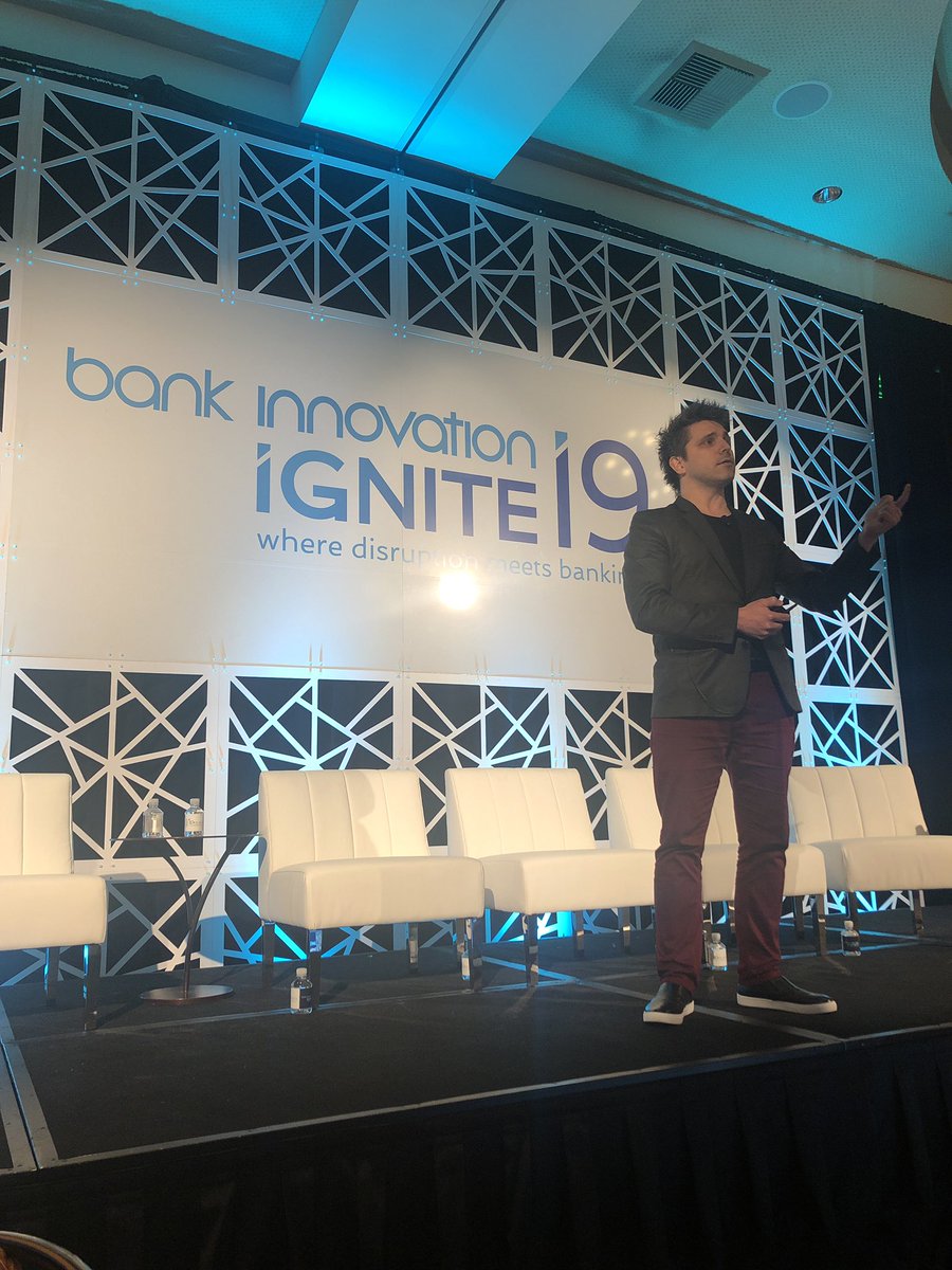 Joel Kashuba of <a href="/FifthThird/">Fifth Third Bank</a> talks innovation and design at #BIIgnite19 #bankinnovation
