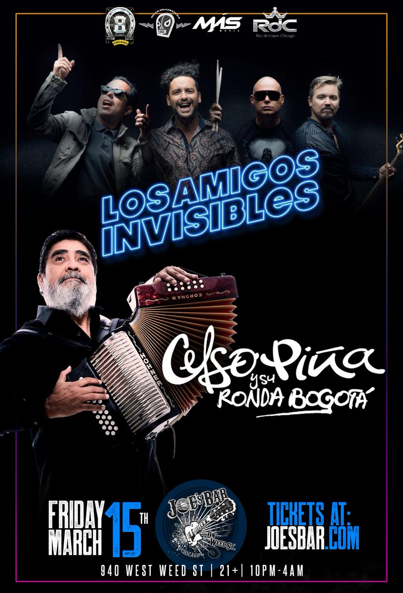 joesonweedst's tweet photo. 🎶 HAPPENING THIS WEEK 🎶 
Mar. 13 > #BIG10 Tournament Kick-Off 
Mar. 14 > @PopUpKaraoke 
Mar. 15 > #LosAmigos + #CelsoPiña
Mar. 16 > Bash Events #YCDAD + #AlternativeMethod 
Tix here > https://t.co/CPlPjzvjv3 https://t.co/GZtkyLukGw