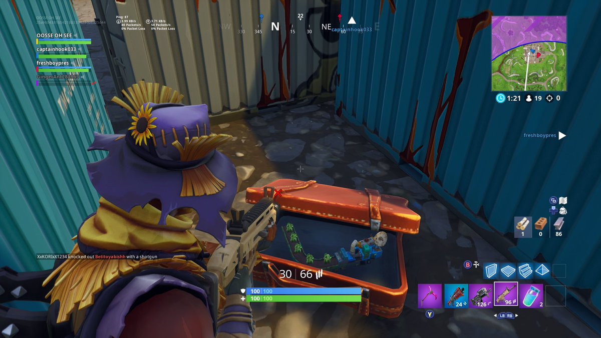 JTROOSSE's tweet photo. So I found this in the container yard....... #Fortnite @ShowMeContent #Xbox  #XboxShare https://t.co/JTmVgbOi0u