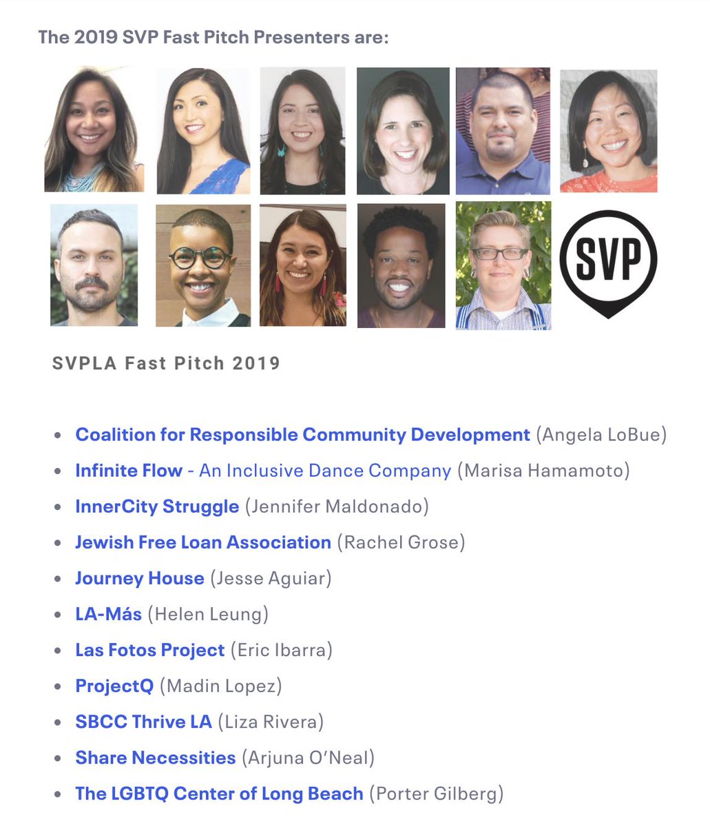 evboyle's tweet photo. SO excited for @svplosangeles Fast Pitch on Thursday, 3/21! Hilarious MC @MaryLynnRajskub, outstanding judges @lockdiva14 @AustinLAC @PassiSonya @SEscoffery, amazing dance by @lula_washington, and inspiring pitches by 11 nonprofit leaders in LA! Join us 👉 https://t.co/ZAkB1mkHfK https://t.co/XWO6PznQLz
