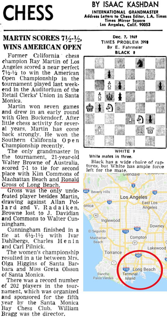 1959_bobby's tweet photo. The complete 1955-1969 residency of Ronald Gross is documented in Southern California by GM Isaac Kashdan, in his chess column &amp; So. California press.

Not New York.
Not Brooklyn.
Not "close friends" with Bobby Fischer.
Not in same league.

https://t.co/EQvaBabypV https://t.co/LeTqavkkzS