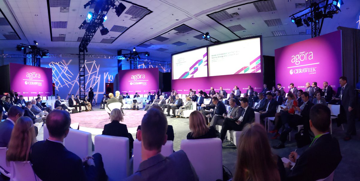 Debnil's tweet photo. Fatih Birol and Atul Arya at #CERAWeek  discussing Solving Energy and Climate Puzzle https://t.co/PiIr4yf2ss