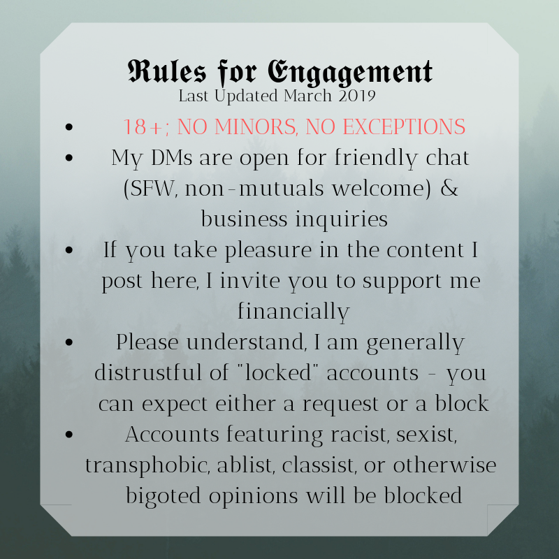 Eden_Nyx's tweet photo. 𝕲𝖎𝖛𝖊 𝖞𝖔𝖚𝖗𝖘𝖊𝖑𝖋 𝖔𝖛𝖊𝖗 𝖙𝖔 𝖆𝖇𝖘𝖔𝖑𝖚𝖙𝖊 𝖕𝖑𝖊𝖆𝖘𝖚𝖗𝖊.
Let's make our most decadent dreams into reality. I believe in us!

𝕿𝖎𝖕𝖘 𝖆𝖓𝖉 𝕯𝖊𝖕𝖔𝖘𝖎𝖙𝖘
https://t.co/X7REhdMZ4i
edenthelovewitch(at)gmail (GW)

𝕼𝖚𝖊𝖘𝖙𝖎𝖔𝖓𝖘?
DM me!

🖤🖤🖤🖤🖤🖤🖤🖤🖤 https://t.co/KGrkEOfwpX