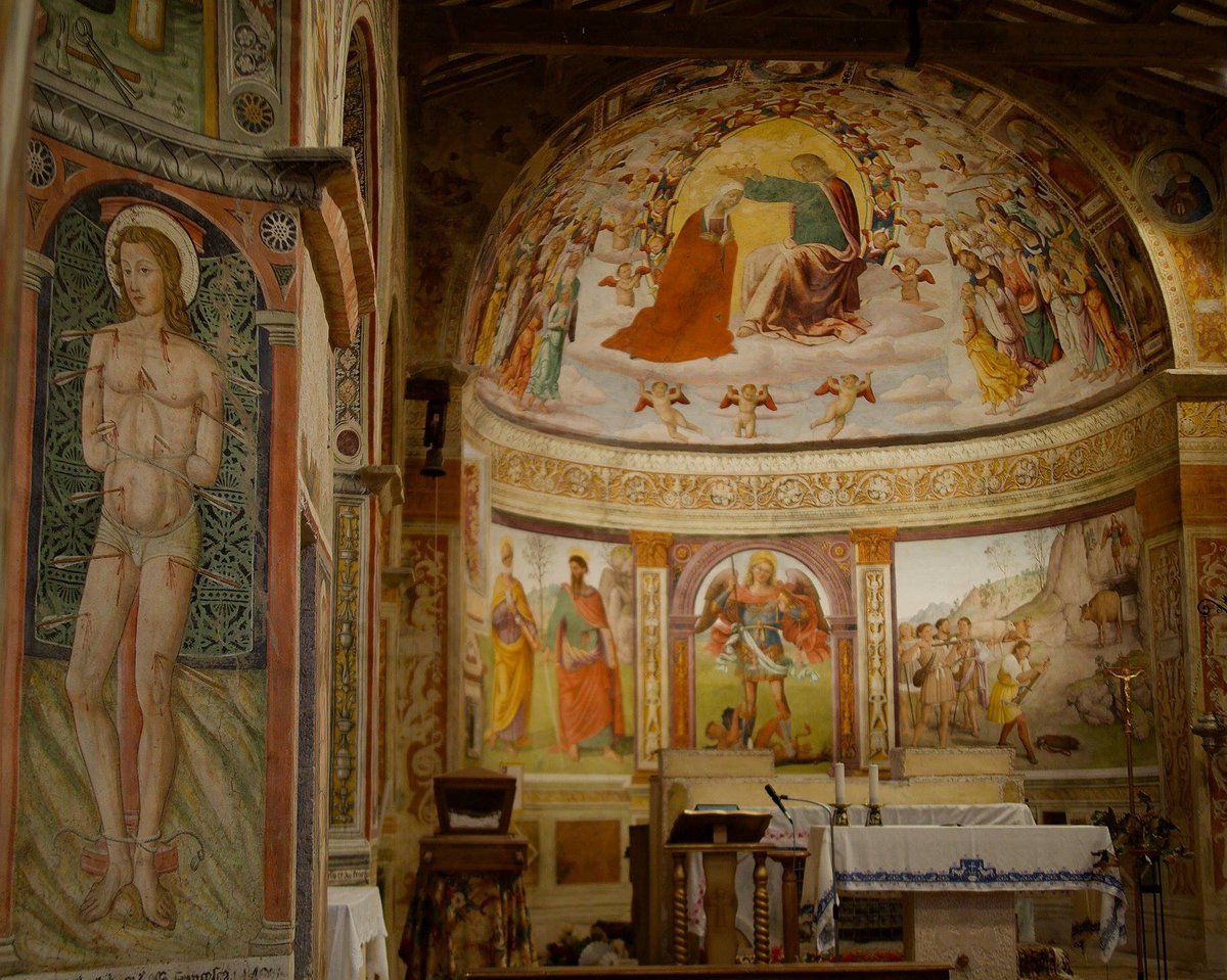 lucioulian's tweet photo. I tesori dell’ #Umbria- chiesa di S. Michele -frazione #Gavelli- in comune di Sant'Anatolia https://t.co/ph426rT5Gc
