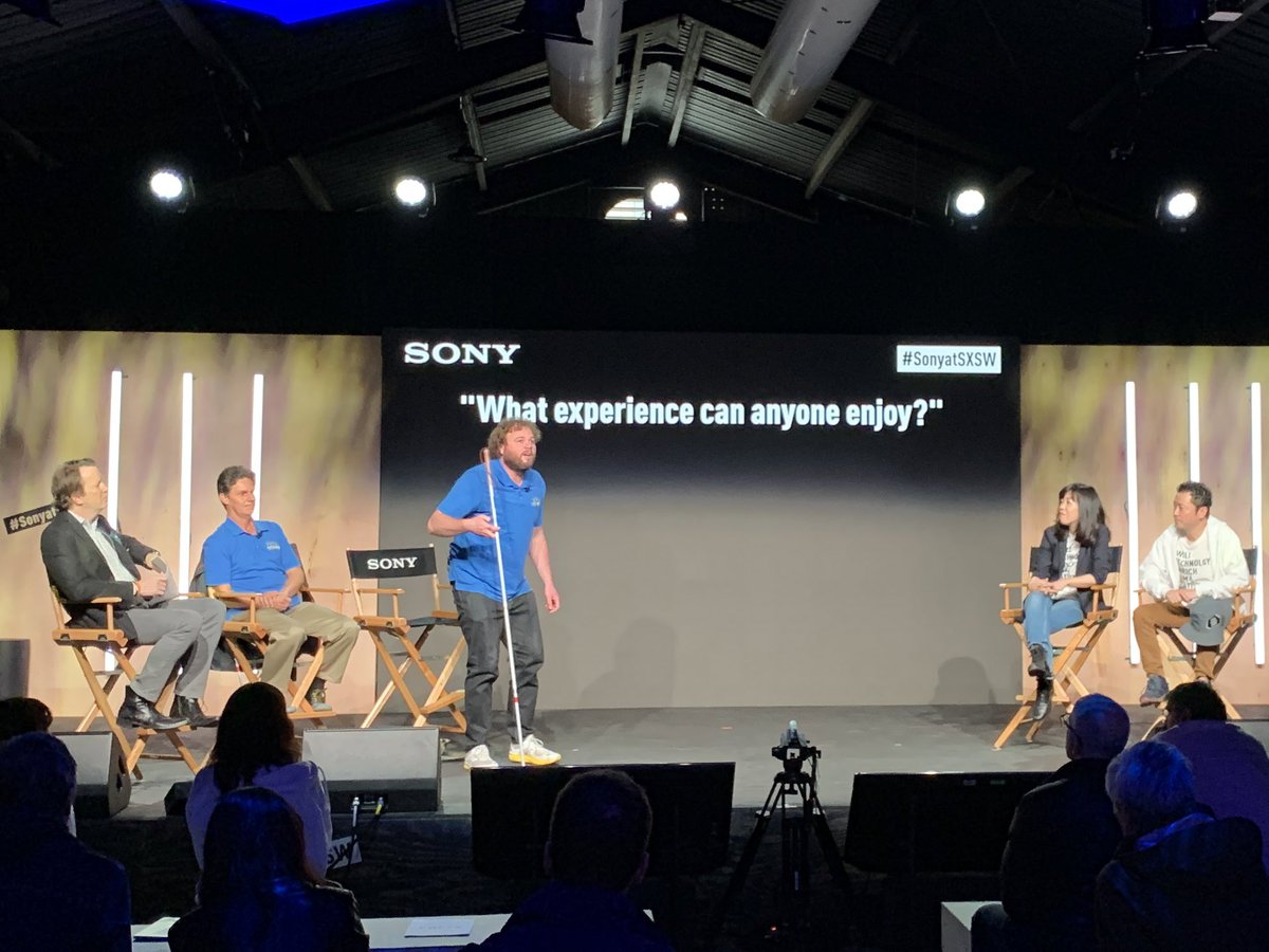 #SonyatSXSW the cave: blind experience for everyone
