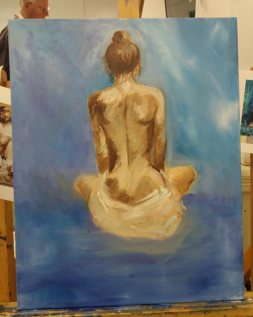 #oilpainting#Contemporay Nude