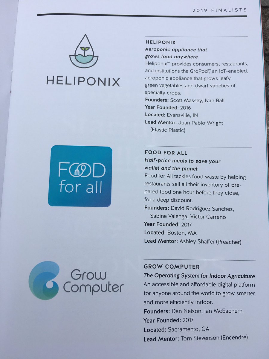 RNAeatsbugs's tweet photo. Great set of pitching #startups today at @foodcityorg #FoodCityPrize finals at @SXSW including:
@growcomputer 
@FoodforAllapp 
@Heliponix 
@Cambridge_Crops
@AlpacaMarket 
@ComersoFr 
#ChefIs
#EnSolucion
#Harvestable 

Incredible ideas, inspiring visions, ambitious founders!
#sxsw https://t.co/FtcxYGKlJT
