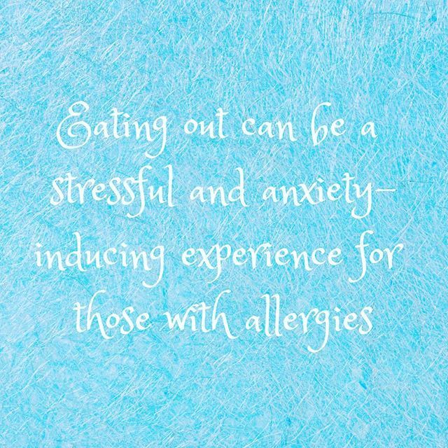 It is often hard not to think about whether the meal is going to be safe or not.

___
#beallergyconscious #foodallergies #foodallergyawareness #allergyfriendly #allergies #glutenfree #nutfree #peanutfree #allergenfree ift.tt/2UCsXDv