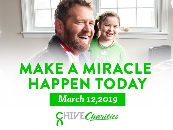 ChiveCharities's tweet photo. They say miracles happen every day, but how often do you have a chance to play a part in changing a little girl's life? Join us today at 2 PM CST to meet Roz, the girl with half a brain who will capture your whole heart. #FlashCampaign https://t.co/44EGCW1xev