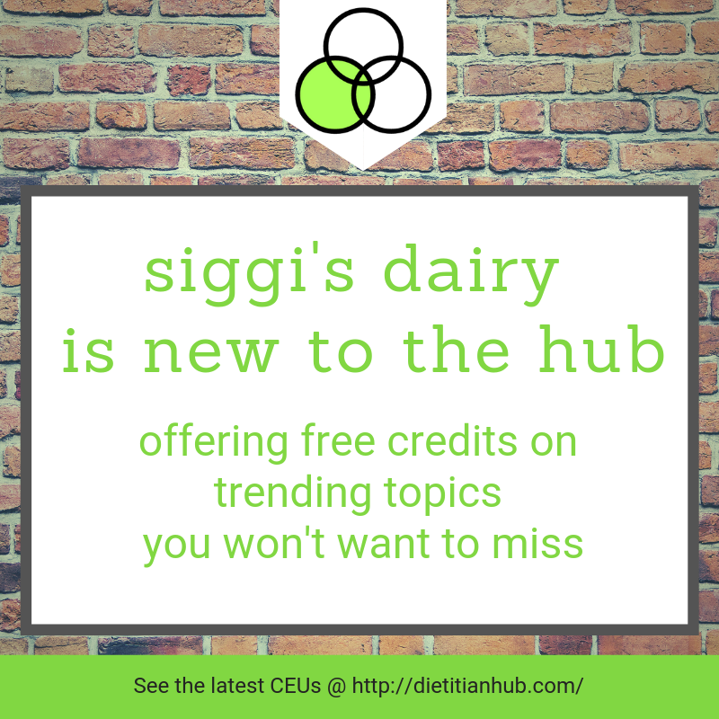 DietitianHub's tweet photo. Did someone say #podcasting? Or #publishing? Or #microbiome? @siggisdairy now has several FREE 1 credit CPE programs posted on a range of topics #rdcpe #rd2be #rdchat #registereddietitian #nutritioneducation
https://t.co/rgjDFFBOMd https://t.co/XUgCA0qgUm