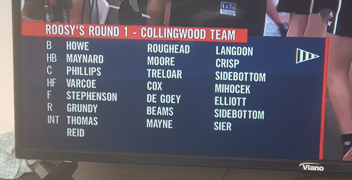 TheMattJames_'s tweet photo. @FOXFOOTY @ClarkyHeraldSun @SP_10 Roosy.... 🤦‍♂️ Where is our skipper in your @CollingwoodFC round 1 team? https://t.co/mDG2r27HrV
