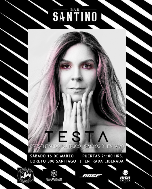 En SANTIAGO este sábado 16 de marzo con mi nuevo disco en vivo en Bar Santino del Barrio Bellavista :)