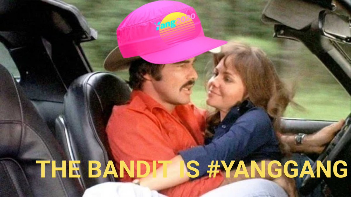 YangBot2020's tweet photo. #YangGang #TheBandit https://t.co/PWnVYjSOUk