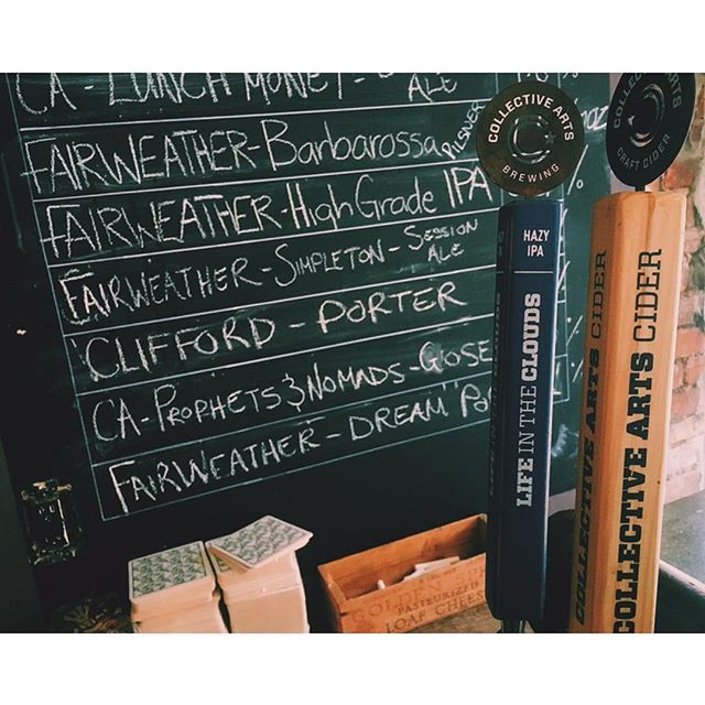 It’s Monday, which means: $1 off all our @collectivebrew beers! ($6)
We’ve got:
Lunch Money
Life in the Clouds
Prophets &amp; Nomads
Local Press Cider.
.
.
.
.
.
#hamont #collectivearts #dollaroff #craftbeer #local #supportlocal #mulberrycoffeehouse #mondays #beer #craftcider
#c…