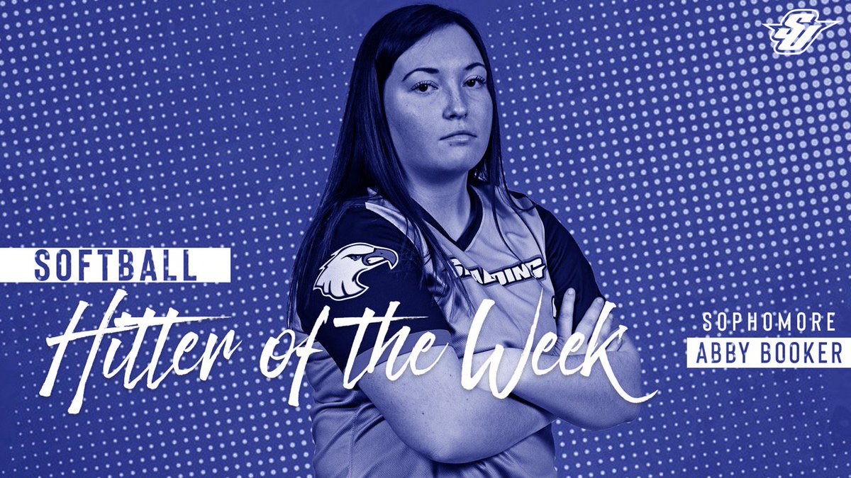 SUSoftball's tweet photo. Congrats to Sophomore @abbybooker_03 for being named @SLIAC Hitter of the Week! https://t.co/lmNgAOSKVC