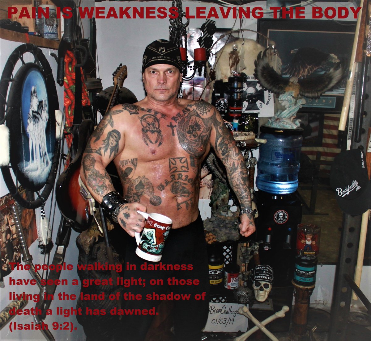 KevinMattson's tweet image. KEEP YOUR CORTISOL LEVELS UNDER CONTROL... GRAB STRESS BY THE BALLS AND KICK LIFE&apos;S ASS ☠️ ♠️ ♥ ✞
instagram.com/p/Bu4ntQDlhsf/
@Bodybuildingcom #TeamBBcom #BBcomChallengeSeries #KMChallenge19 #NutritionSolutions #nstransformation