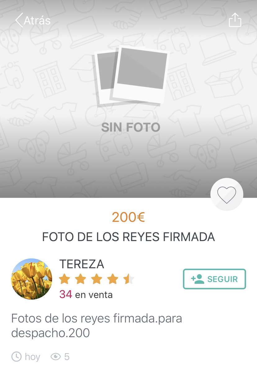 jungle_bee's tweet photo. Me acabo de topar con esto en #Vibbo.

O sea, ¿hola? https://t.co/SvNIhf3CMa