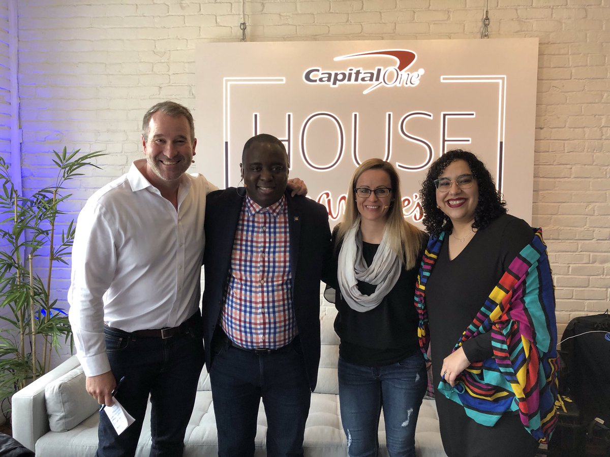 Had a great discussion today with #LBGTQ leaders about inclusivity through allyship and intersectionality at #SXSW⁠ ⁠ at the #CapitalOneHouse with @toddsears, @CapitalOne’s @kaleenlove and @OutandEqual’s @_isa.  How are you showing up as an ally for #Equality?