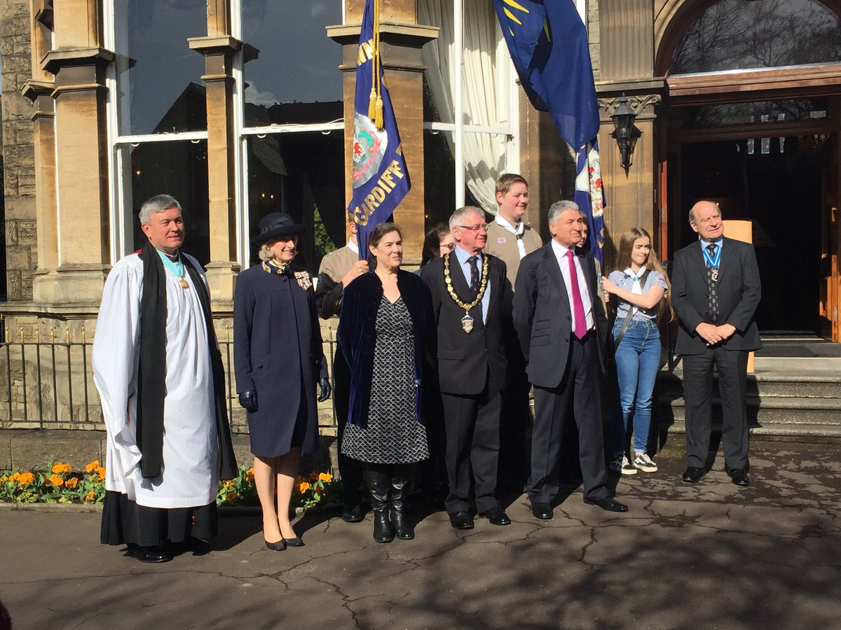 Attended the commonwealth day flag raising ceremony <a href="/MansionHouseCdf/">Mansion House Cardiff / Y Plasty Caerdydd</a> #commonwealthday <a href="/cardiffuni/">Cardiff University</a>