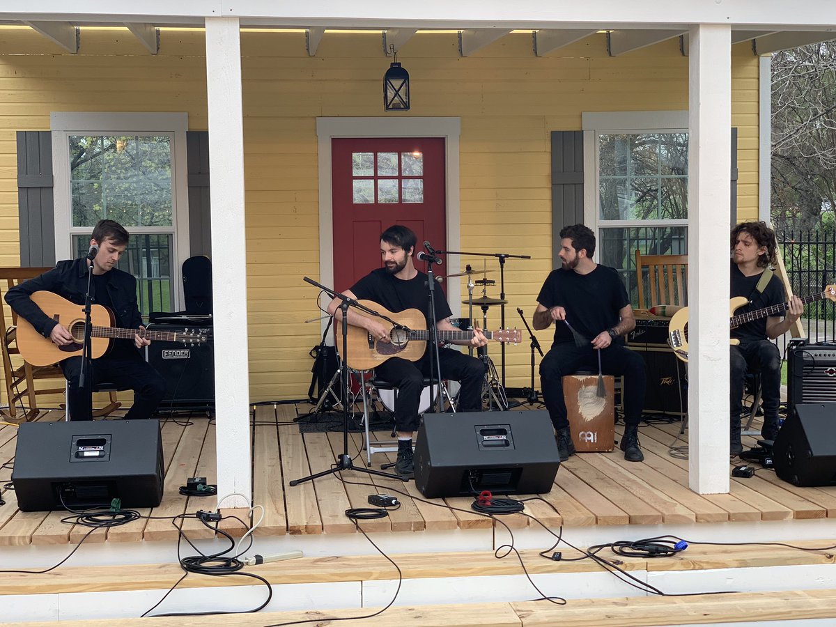 PromiseLandPrjt's tweet photo. Day 2 of the Skill Up Festival is officially up and moving. The first band to take the stage today is @beatnikbandits. #SXSW #SkillUp #PromiselandProject https://t.co/Q9EooLnudu