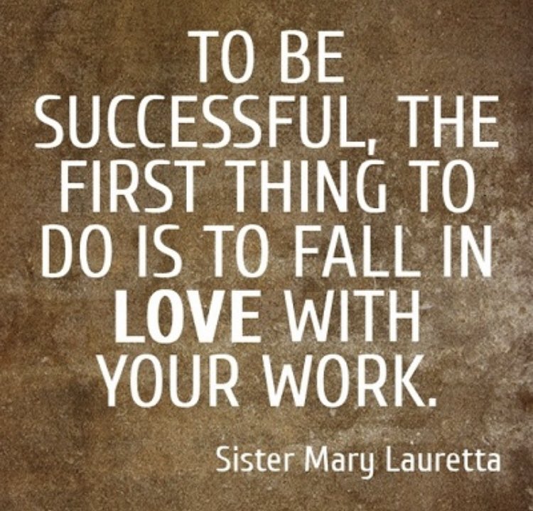 NSCSAtMWSU's tweet photo. Fall in love with your work and be successful! If you love what you do is it really work? #motivationmonday https://t.co/5YAZWtNLaE