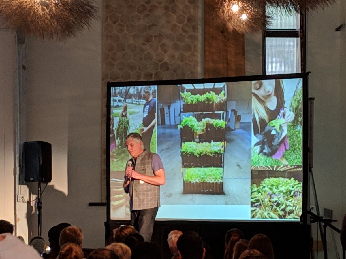 foodcityorg's tweet photo. Another former participant for #foodcityprize is @AggressivelyOrg and their modern, organic victory gardens to battle food insecurity. Glad to have you guys back in ATX

#SXSW https://t.co/LVYSoBIjo0
