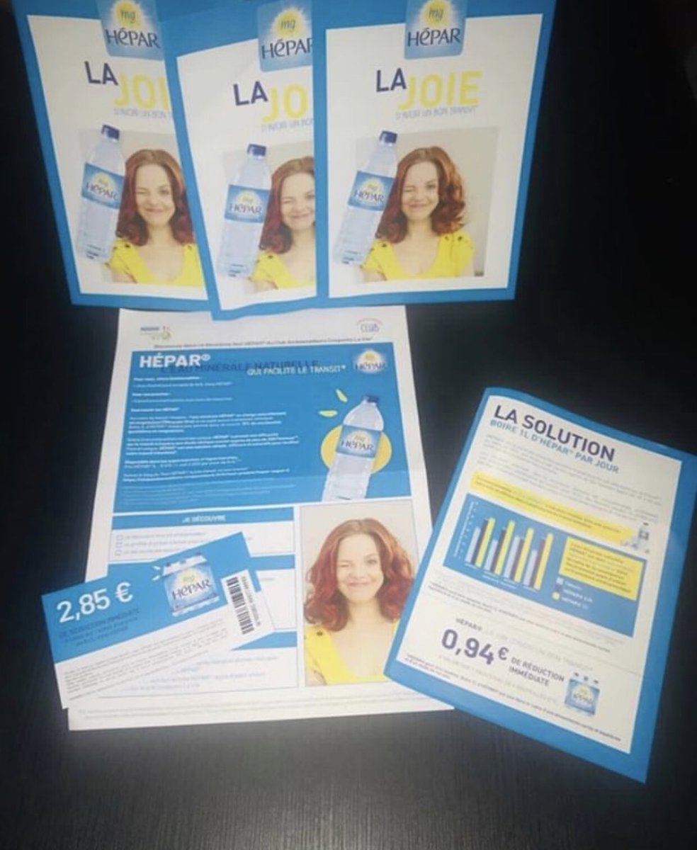 testeuseelodie's tweet photo. Voilà reçu ma brochure pour récupère mon pack #hepar merci #croquonslavie_nestle @nestlecroquonslavie avoir etait sélectionner à moi de tester cet eau. Bon de réduction à partager pour vous en faire profiter #ambassadeur #eau #transite #pluscastester #testeurproduit https://t.co/Fuyad0BbDN