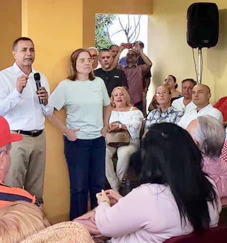 Sumamente agradecido tanto Pedro García por recibirnos en su hogar como de la alcaldesa de San Juan que tuvo la deferencia de llegar al oeste y hablarnos con el corazón.