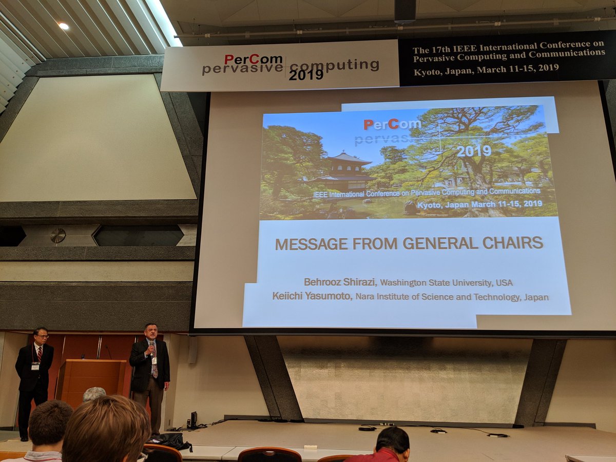 IEEEPerCom's tweet image. #PerCom2019 main conference is starting now! 

#IEEE #PerCom @ComputerSociety