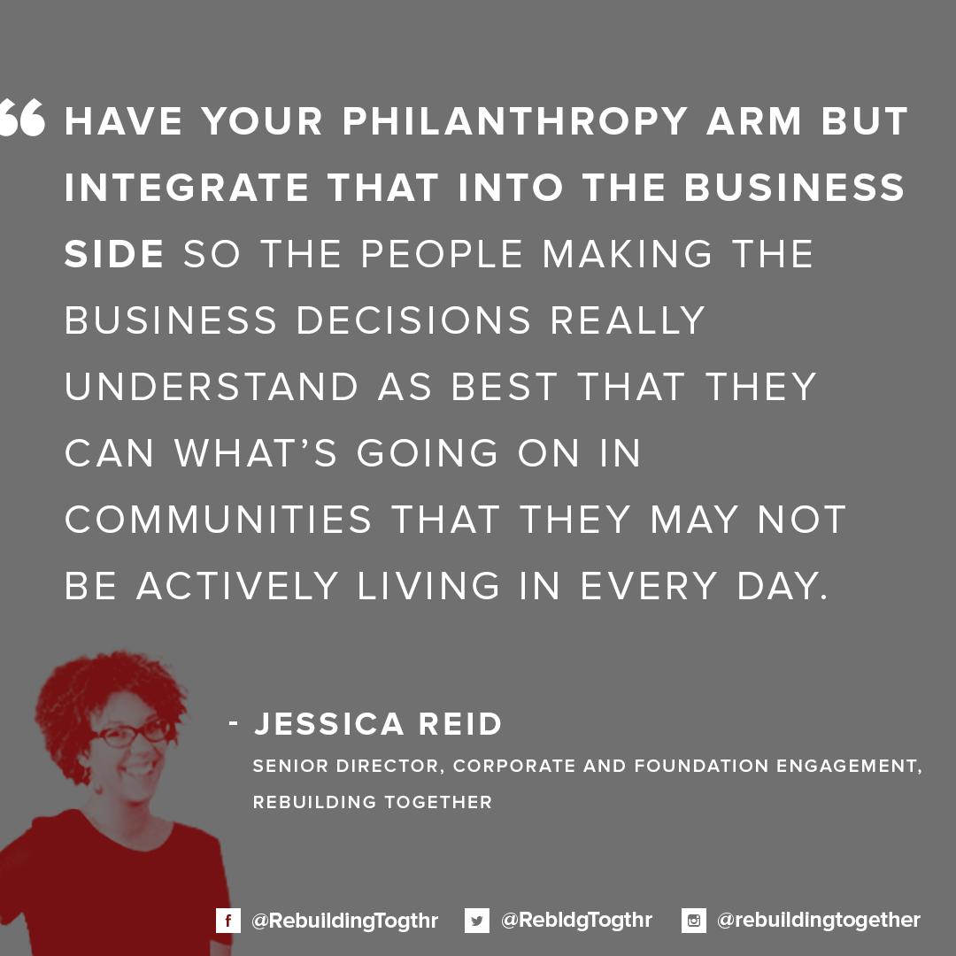 Nonprofit business partnerships are key to growth with millennials and underserved markets. Check out this clip from Jessica Reid at <a href="/RebldgTogthr/">Rebuilding Together</a> #socialimpact #diversity youtu.be/tuk6kDmDUsA