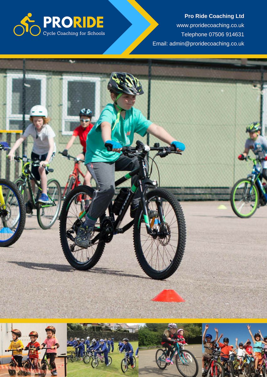 ProRideCoaching's tweet photo. Check out Pro-Ride's new flyer! Great for your school to print out and share to get more info on Olympian and Cycling Coach Phil Bateman. Phil offers schools a highly sought after cycle coaching service that kids go crazy about... #cyclingschool #cyclingcoach #cyclingteacher https://t.co/zgnw6fq7Ft