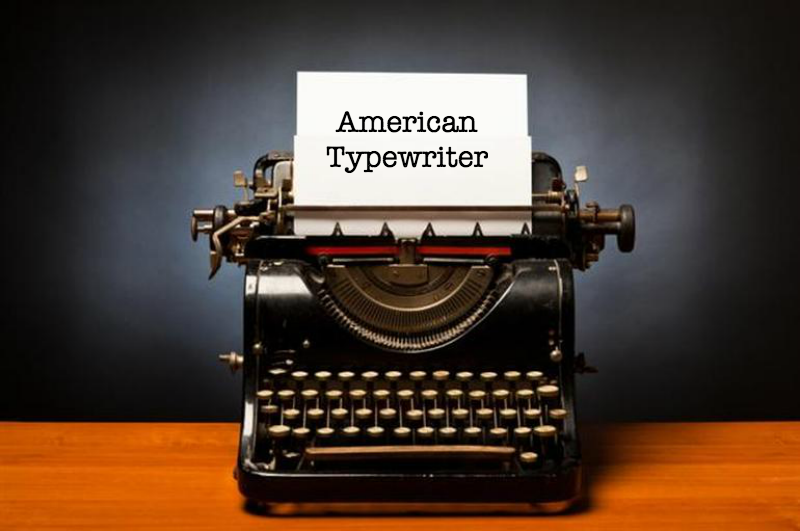 GoddeKaitlin's tweet photo. Just took a 'What Typeface Are You?' #quiz and found out I'm American Typewriter. Guess that makes sense since #writing is my favorite! Once I get going the words just #pour out of me. @carenroblin @DisruptiveDESGN #writerslife #RSJ108 https://t.co/rGbcP7XRBu