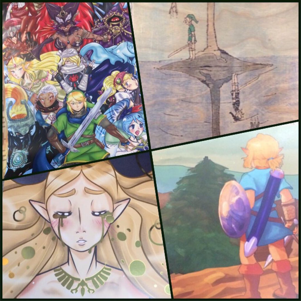 Linksliltri4ce's tweet photo. Snagged some of these neat pieces of art from #Almacon2019! My brother, #HammerJ, also got me some of them as a birthday gift. ❤️ Thanks, hermano!

@missnokitty #firestylewoodcraft @kuiperdraws #artistalley #almacon #supportlocalartists #zeldafanart #LegendOfCollections #zelda https://t.co/bPzg6QHn6W