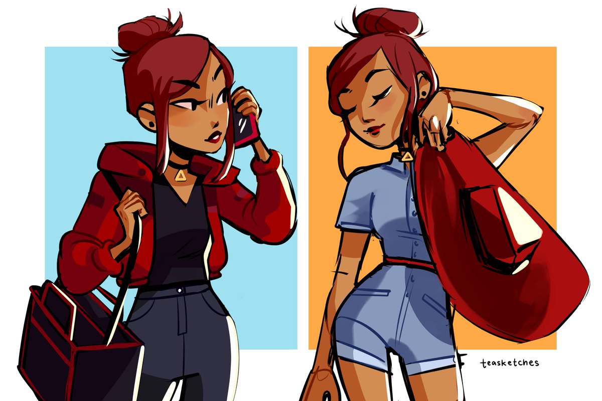 teasketches's tweet photo. she never ceases to amaze me with her fashion;; 
#witwics #carmensandiego https://t.co/TH0CplozP7