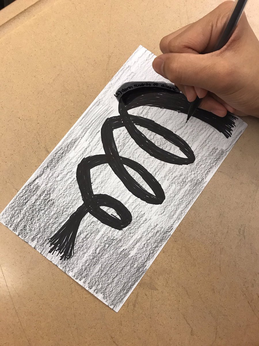Core7WCI's tweet photo. Bubonic plague poetry activity.  Symbolism, metaphors, personification, synthesis (in the form of a 125 character tweet) &amp; art to deepen Ss understanding of the impact of the plague when 1/3rd of the known world died.#WCIProud https://t.co/F4KkB4plkb