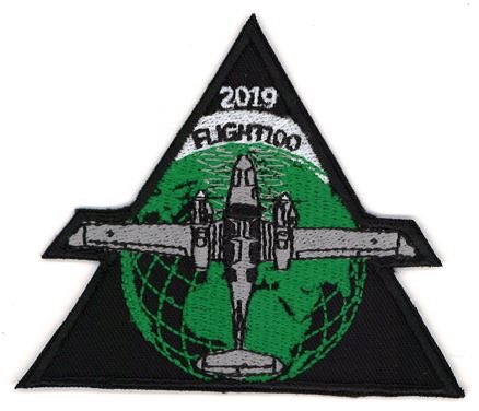 Flight100_Org's tweet image. A small but important part of preparations is embroidery of mission patches which will be used on Alexanders flight suit and given as gifts. Thanks again to our friends at Terrane Ltd for the beautiful work here.
