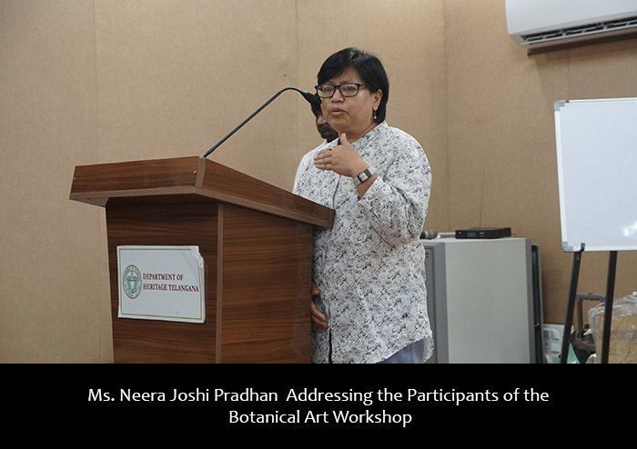 tsdamindia's tweet photo. An exhibition of #BotanicalDrawings started on March 11th, along with a #BotanicalArtWorkshop at Bhagawan Mahaveer Auditorium, #TelanganaStateMuseum. #HeritageTelangana #HenryNoltie #CleghornCollection #NeeraPradhan @TheBotanics @GZ_Hyd @Dakshinachitra https://t.co/Jku837MD59