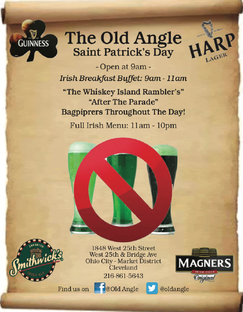 Saint Patrick's Day 2019 at The Angle <a href="/oldangletavern/">Old Angle</a>