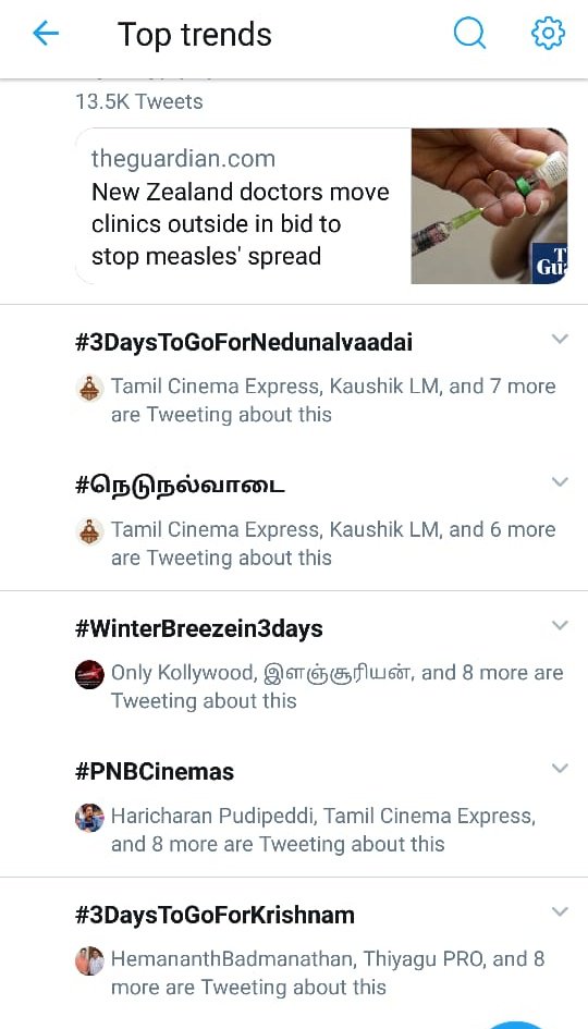 PROSakthiSaran's tweet photo. Tremendous Response for #Krishnam movie
#PNBCinemas #3DaysToGoForKrishnam Trending now @TwitterIndia
@arunteam7 @pnbcinemas https://t.co/3kJoDaQl2P